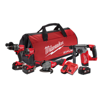 Milwaukee M18 FUEL Cordless Power Pack Brushless 4pc Kit 4A3 18V 5Ah