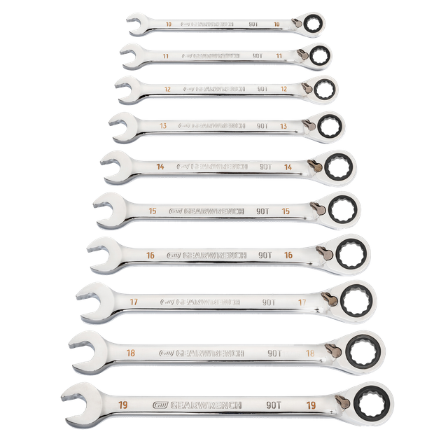 Buy GEARWRENCH Ratcheting Spanner Metric 10pc Set online in New Zealand