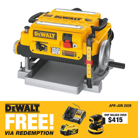 DEWALT Thicknesser Portable 330x152mm