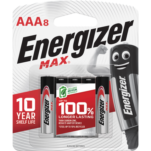 Energizer Max AAA Battery 8pk