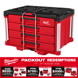 Milwaukee PACKOUT 4 Drawer Tool Box