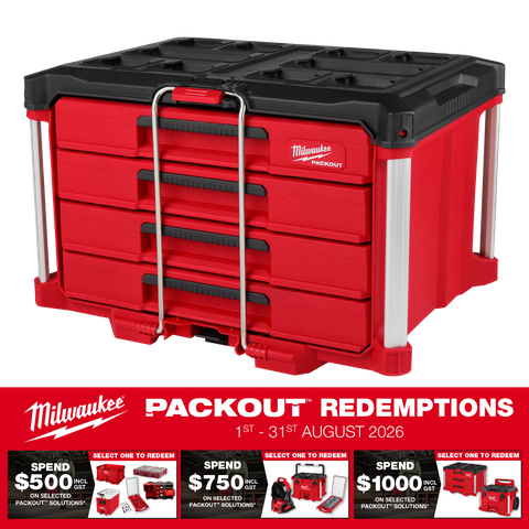 Milwaukee PACKOUT 4 Drawer Tool Box