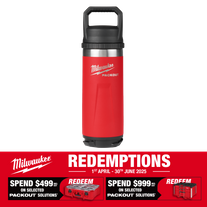 Milwaukee PACKOUT Bottle with Chug Lid 474ml Red