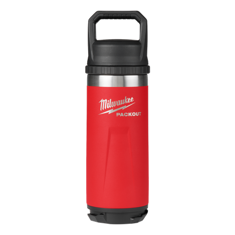Milwaukee PACKOUT Bottle with Chug Lid 474ml Red