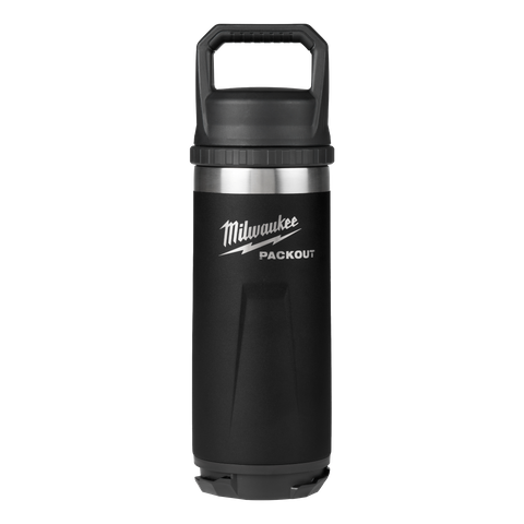 Milwaukee PACKOUT Bottle with Chug Lid 474ml Black