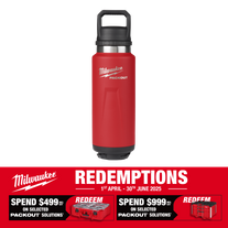 Milwaukee PACKOUT Bottle with Chug Lid 1064ml Red