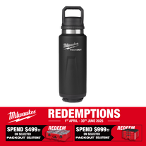 Milwaukee PACKOUT Bottle with Chug Lid 1064ml Black