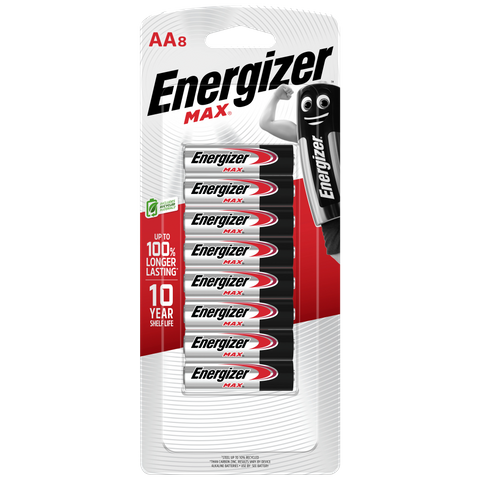Energizer Max AA Battery 8pk