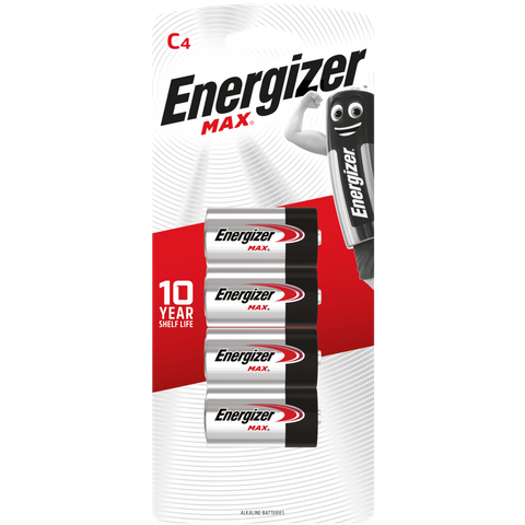 Energizer Max C Battery 4pk