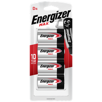 Energizer Max D Battery 4pk