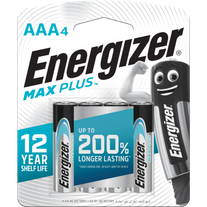 Energizer Max Plus AAA Battery 4pk