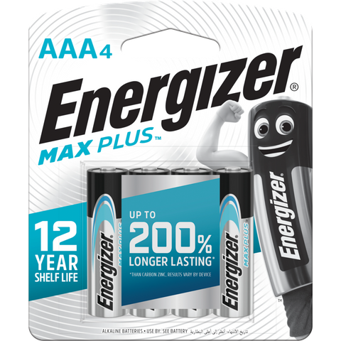Energizer Max Plus AAA Battery 4pk