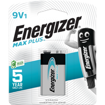 Energizer Max Plus 9V Battery 1pk