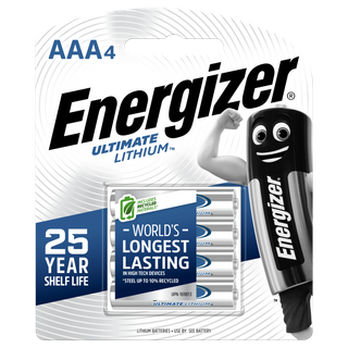 Energizer Ultimate Lithium AAA Battery 4pk