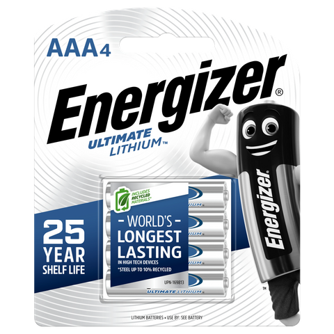 Energizer Ultimate Lithium AAA Battery 4pk