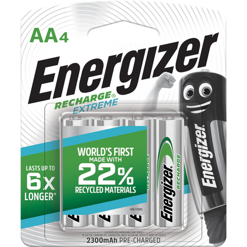Energizer Recharge AA Battery 4pk