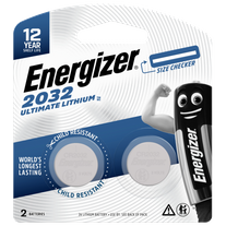 Energizer Ultimate Lithium Coin Battery CR2032 2pk