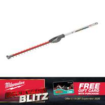 Milwaukee QUIK-LOK Outdoor Power Head Short Shaft Hedge Trimmer Attachment