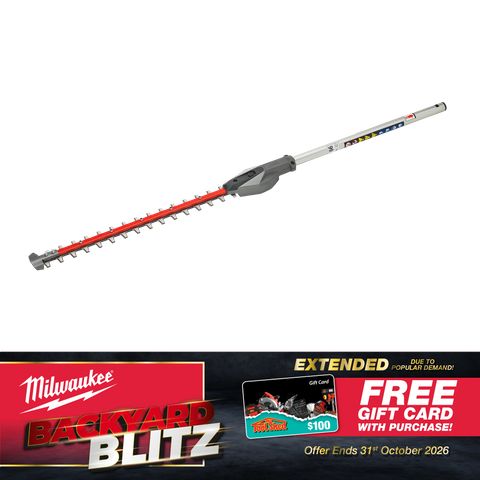 Milwaukee QUIK-LOK Outdoor Power Head Short Shaft Hedge Trimmer Attachment