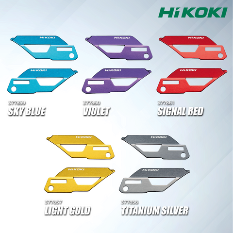 HiKOKI Alloy ID Plate for WH36DC - Light Gold