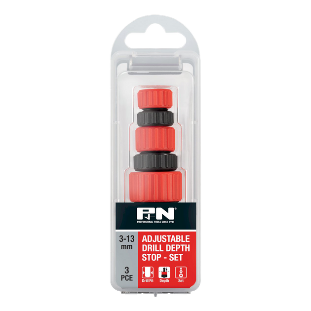 Buy P&N Adjustable Drill Depth Stop 3 -13mm 3pc online in New Zealand ...