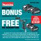 Makita XGT Cordless Black Edition Combo kit Brushless 5pc 40V 2.5Ah/4Ah