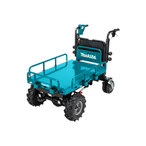 Makita Brushless Wheelbarrow Hydraulic Flat Bed 36V (2X18V) - Bare Tool