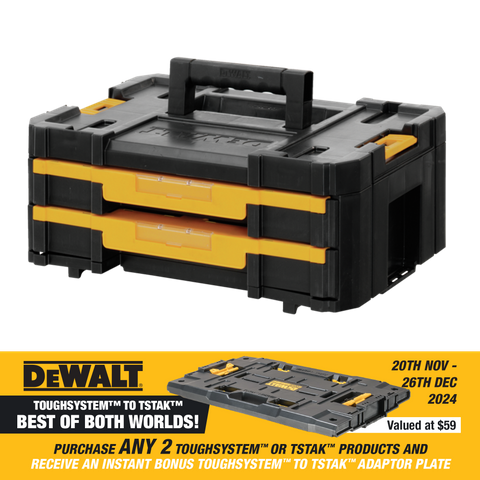 DeWalt TSTAK Two Drawer