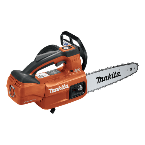 Makita LXT Cordless Chainsaw Orange Top Handle 250mm/10in 18V - Bare Tool