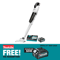 Makita XGT Brushless Cyclone Stick Vacuum 40v 2.5Ah