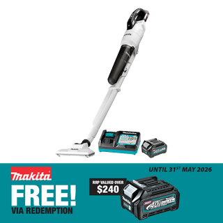 Makita XGT Brushless Cyclone Stick Vacuum 40v 2.5Ah