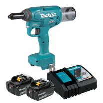 Makita LXT Cordless Rivet Gun 2.4-4.8mm Brushless 18V 5Ah