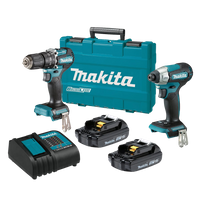 Makita LXT Cordless Sub-Compact Hammer Drill & Impact Driver Brushless 18v- Tool