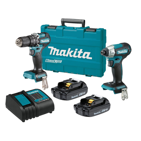Makita LXT Cordless Sub-Compact Hammer Drill & Impact Driver Brushless 18v- Tool