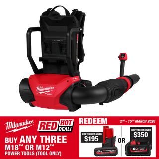 Milwaukee M18 Fuel Cordless Backpack Blower 18V - Bare Tool