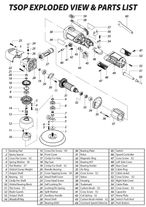 Parts for TSOP Orbital Sander/Polisher