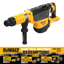 DeWalt Flexvolt Rotary Hammer Drill SDS Max 52mm 54v - Bare Tool