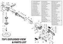 Parts for TSP1 Digital Sander/Polisher