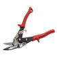 Crescent Wiss Aviation Snips Offset Left Cut Red