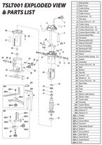 Parts for TSLT001 Laminate Trimmer