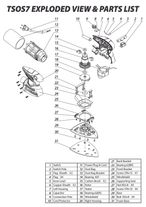 Parts for TSOS7 Orbital Detail Sander