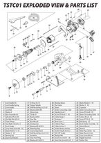 Parts for TSTC01 Wet/Dry Tile Cutter