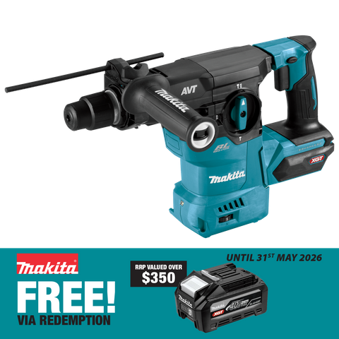 Makita XGT Cordless Rotary Hammer Drill Brushless AWS 30mm SDS+ 40v - Bare Tool