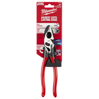 Milwaukee USA Combination Linesman Crimping Pliers Dipped Grip