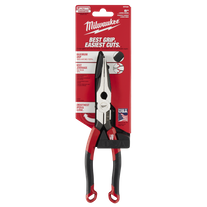 Milwaukee Long Nose Pliers 203mm With Comfort Grip
