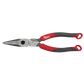 Milwaukee USA Long Nose Pliers 203mm With Comfort Grip