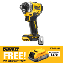 DEWALT Cordless Impact Driver Premium Brushless 3 Speed 18V - Bare Tool