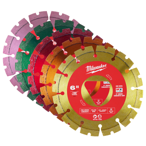 Milwaukee Green Concrete Diamond Blade Purple 150mm