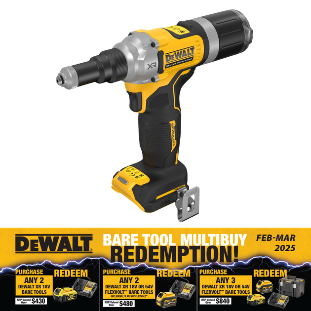 Dewalt rivet gun cordless sale