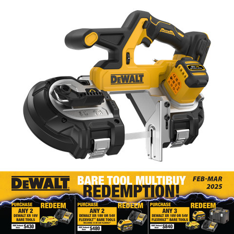 DeWalt Cordless Bandsaw Brushless 18V - Bare Tool